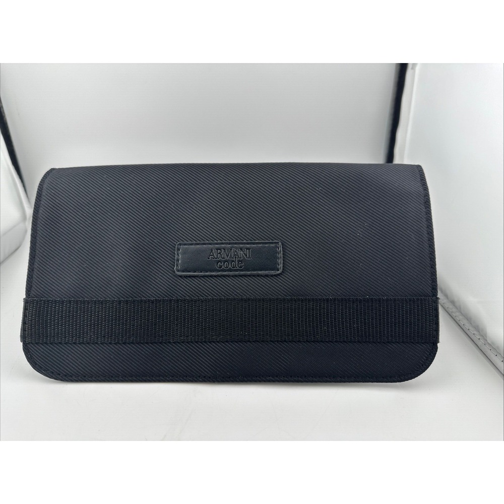 Giorgio Armani Armani Code Black Toiletry Bag Travel Hanger Pouch Mens